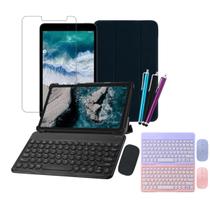 Capinha Capa Suporte para Tablet Nokia T10 NK099 8”+ Teclado c/ Mouse Bluetooth+ Película de Hidrogel+ Caneta Touch Capinha Capa Suporte para Tablet Nokia T10 NK099 8”+ Teclado c/ Mouse Bluetooth+ Película de Hidrogel+ Caneta Touch