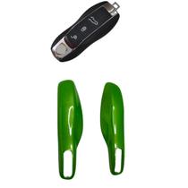 Capinha Capa Tampa Carcaça Lateral Chave Porsc Cayenne 911 Boxster Cayman Macan Panamera 2011 2012 2013 2014 2015 Verde