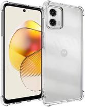 Capinha Capa Transparente Motorola Moto G73 Com Bordas Anti Choque Capinha Capa Transparente Motorola Moto G73 Com Bordas Anti Choque
