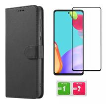 Capinha Carteira Case + Película Para Samsung A14