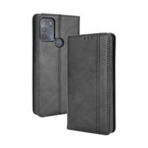 CAPINHA CARTEIRA MOTO G60s - ROSA (1) PRETO (2)