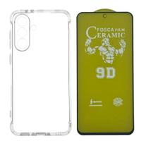 Capinha Case Anti Impacto e Pelicula de Ceramica Fosca 9d Para Samsung Galaxy A56
