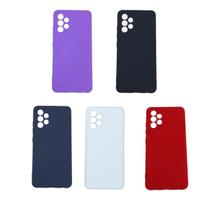 Capinha case aveludada para galaxy a32 4g + película 3d