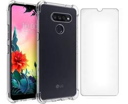 Capinha Case Capa + Película Vidro Para LG K50s Tela 6.5 Capinha Case Capa + Película Vidro Para LG K50s Tela 6.5