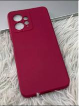 Capinha Case Capa Xiaomi Redmi Note 12/Note 12S/Note 12 PRO Silicone Aveludada Proteção de Câmera