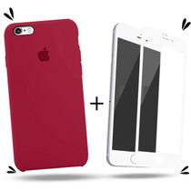 Capinha Case Compatível Com iPhone 6 / 6s + Película de Vidro 3D - Premium