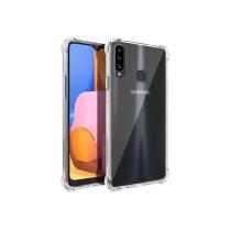 Capinha Case em Silicone Transparente Com Protecao de Camera Para Galaxy A20S