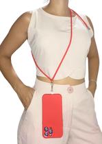 Capinha Case para iPhone com Cordão e Kit Película