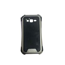 Capinha Case Premium Silicone Galaxy J2 Prime G530 - Preta e Prata Capinha Case Premium Silicone Galaxy J2 Prime G530 - Preta e Prata