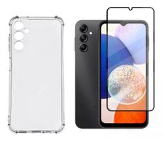 Capinha Case Reforçada + Película 3D Para Samsung Galaxy A14