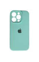 Capinha Case Silicone Soft Touch Verde Água iPhone 11/12/13/14/15/16/Pro/Pro Max