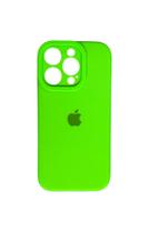 Capinha Case Silicone Soft Touch Verde Neon iPhone 11/12/13/14/15/16/Pro/Pro Max
