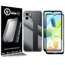 Capinha Celular Transparente Compatível Redmi A1 6.52 + 2 Pel Vidro 3d - Cell In Power25