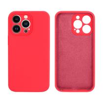 Capinha Compatível com iPhone 13 Pro Silicone Premium Macio e Confortável com Interior Aveludado