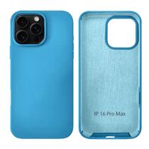 Capinha Compatível com iPhone 16 Pro Max Silicone com interior aveludado Novidade