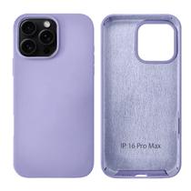 Capinha Compatível com iPhone 16 Pro Max Silicone com interior aveludado Novidade