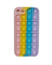 Capinha Compatível Com iPhone Pop It Anti Stress Fidget Toy