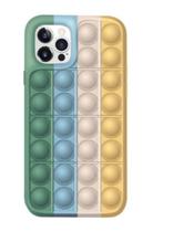 Capinha Compatível Com iPhone Pop It Anti Stress Fidget Toy