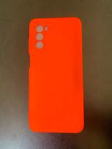 Capinha compatível com motoG52 siliconada laranja neon Capinha compatível com motoG52 siliconada laranja neon