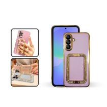 Capinha Compatível com Samsung A36 A56 Suporte com Strass Capinha Compatível com Samsung A36 A56 Suporte com Strass