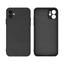 Capinha Compativel iPhone 11 Proteção Câmera Silicone Diversas Cores com Veludo no Interior Premium