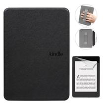 Capinha Couro Com Alça Para Kindle 12 Rs23Cv 6.0 + Película