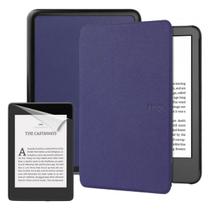 Capinha Couro Para Kindle Paperwhite 12 7.0 Sa568B+ Película
