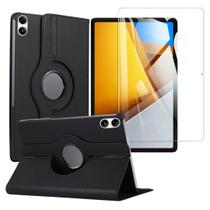 Capinha couro + vidro para Xiaomi Poco Pad 12,1 polegadas Capinha couro + vidro para Xiaomi Poco Pad 12,1 polegadas
