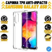 Capinha de Celular Compatível Samsung Galaxy A50 Ultra Anti Shock TPU Transparente Reforçada