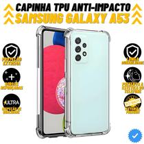 Capinha de Celular Compatível Samsung Galaxy A53 Ultra Anti Shock TPU Transparente Reforçada