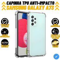 Capinha de Celular Compatível Samsung Galaxy A73 Ultra Anti Shock TPU Transparente Reforçada