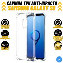 Capinha de Celular Compatível Samsung Galaxy S9 Ultra Anti Shock TPU Transparente Reforçada