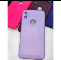 Capinha De Celular Motorola one Silicone Com Aveludada.