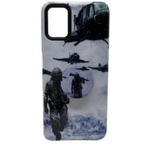 Capinha De Celular P/ Motorola Moto G9 Plus XT2087-1 Com Suporte Masculino