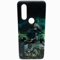 Capinha de Celular P/ Motorola Moto One Vision XT1970-1 Com Suporte Masculina