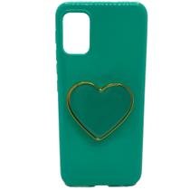 Capinha De Celular P/ Samsung Galaxy A03s SM-A037M Com Suporte Coração