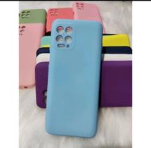 Capinha De Celular Para Motorola G100 Silicone Case Com Aveludada