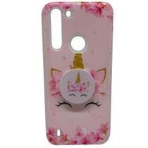 Capinha de Celular Para Motorola Moto One Fusion XT2073 Com Suporte