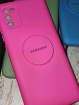 Capinha de celular Para SAMSUNG A02S Em Silicone Aveludo Com Proteção Da Câmera - Top