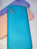 Capinha De Celular Para Samsung Galaxy A51 Silicone Com Aveludada