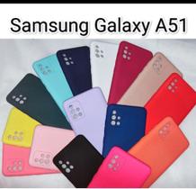 Capinha De Celular Para Samsung Galaxy A51 Silicone Com Aveludada