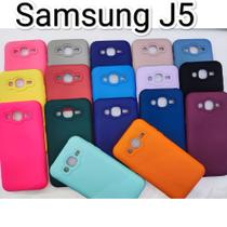 Capinha De Celular Para Samsung J5 Silicone Com AVELUDADA - Bem