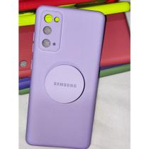 Capinha de celular Para Samsung S20 Fe Em Silicone Aveludo Com Proteção Da Câmera Com Pop Sockt - Bem
