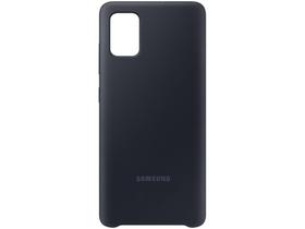 Capinha de Celular Silicone para A51 Samsung - Protetora Preta Original