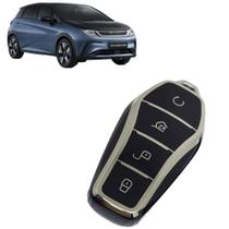 Capinha de Chave presencial 4 Botão Byd Dolphin Mini Song Plus Seal