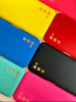 Capinha De Silicone Aveludada Para Samsung Galaxy A03S