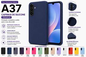Capinha de Silicone Premium para Samsung Galaxy A37 Toque Aveludado Proteção Completa - TOFATECH