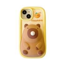 Capinha De Telefone De Capivara Em Estilo Cartoon, Silicone Macio Para iPhone 11 12 13 14 15 16 pro