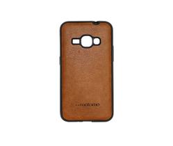 Capinha em Couro Aveludada Para Samsung J1 2016