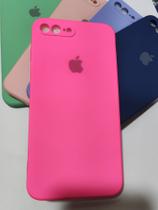 Capinha Flexível De Soft Silicone Para IPHONE 7 PLUS/8 PLUS(04 rosa neon